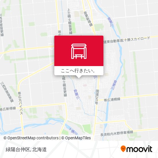 緑陽台仲区地図