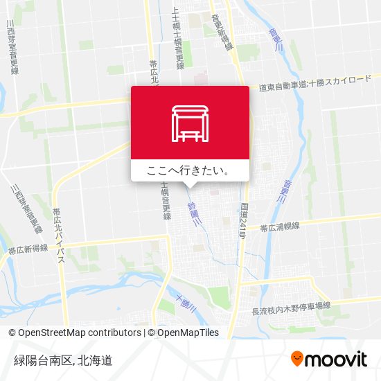 緑陽台南区地図