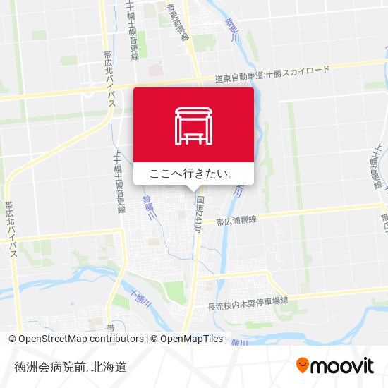 徳洲会病院前地図