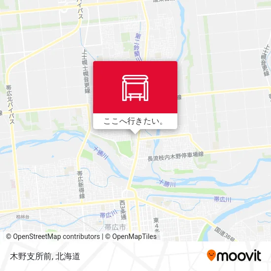 木野支所前地図