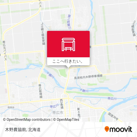 木野農協前地図