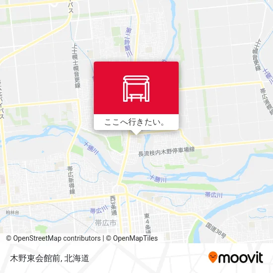 木野東会館前地図