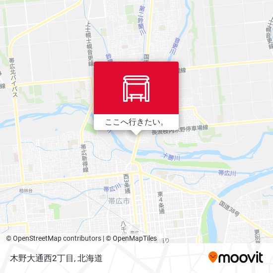 木野大通西2丁目地図