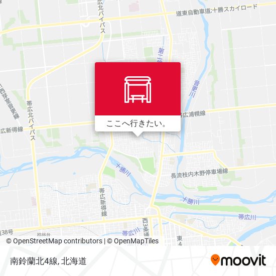 南鈴蘭北4線地図