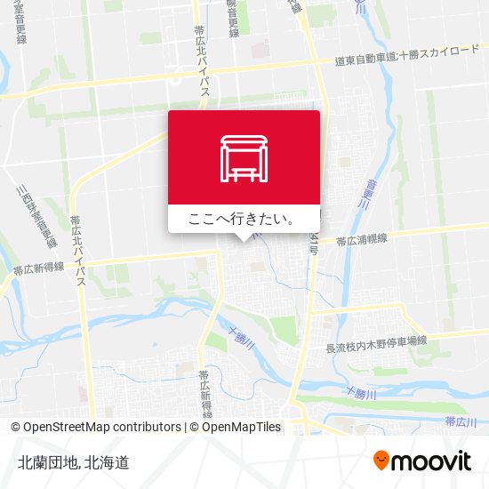 北蘭団地地図
