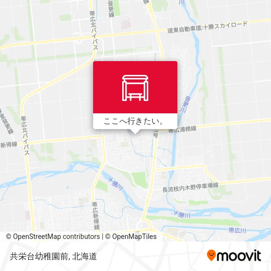 共栄台幼稚園前地図