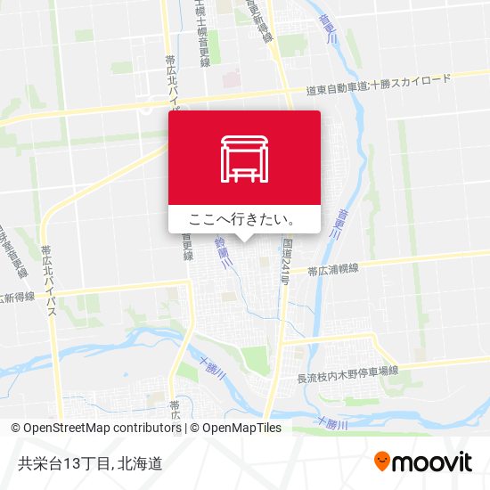 共栄台13丁目地図