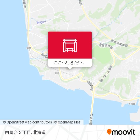白鳥台２丁目地図