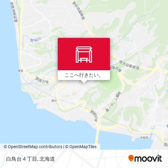 白鳥台４丁目地図