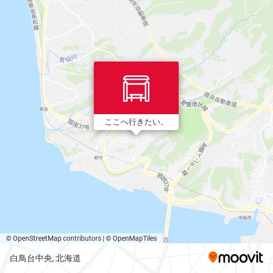 白鳥台中央地図