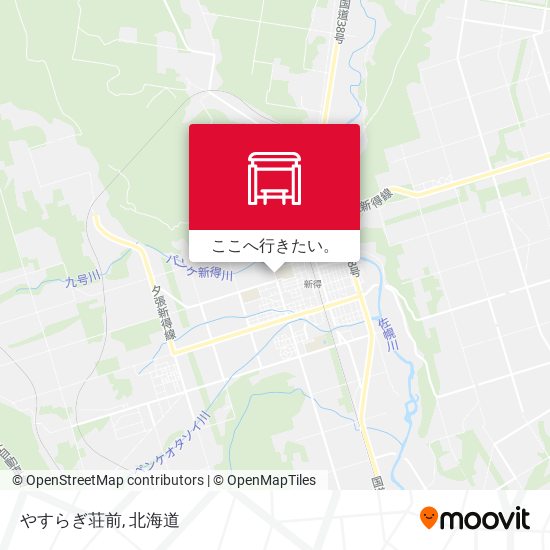 やすらぎ荘前地図
