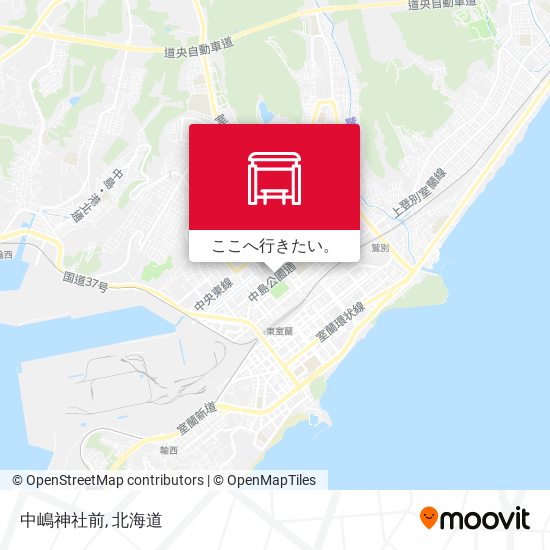 中嶋神社前地図