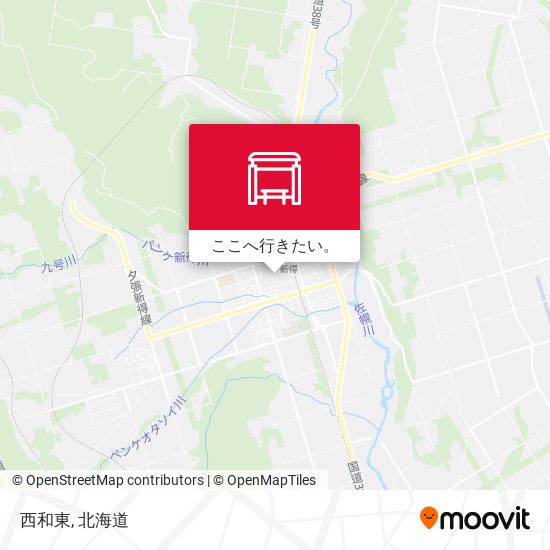 西和東地図