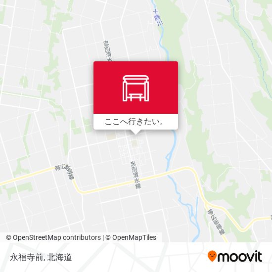 永福寺前地図