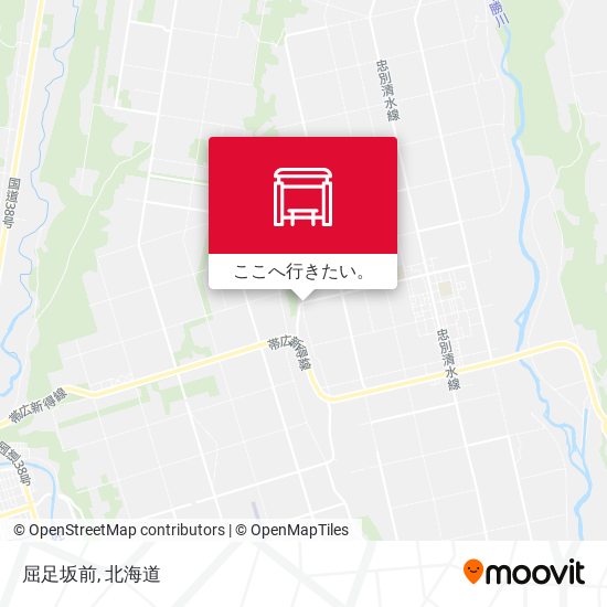 屈足坂前地図