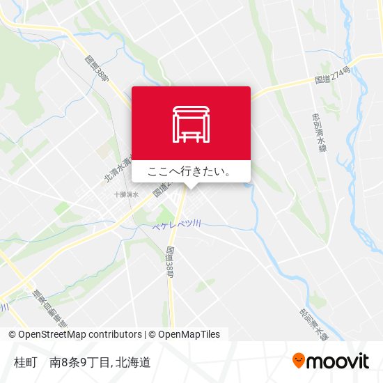 桂町　南8条9丁目地図
