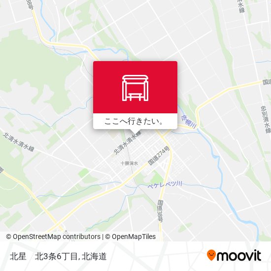 北星　北3条6丁目地図
