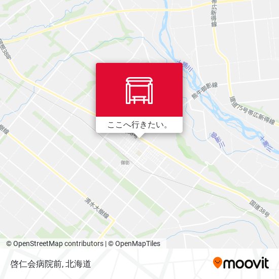 啓仁会病院前地図