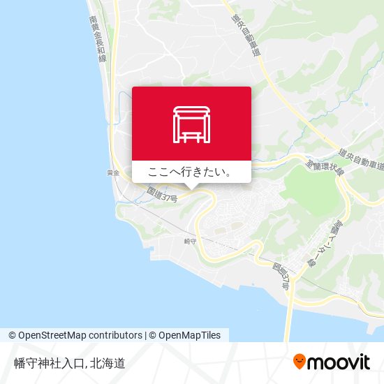 幡守神社入口地図