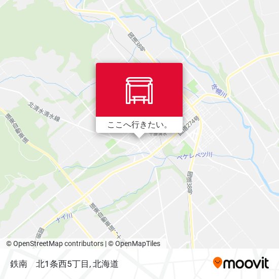 鉄南　北1条西5丁目地図