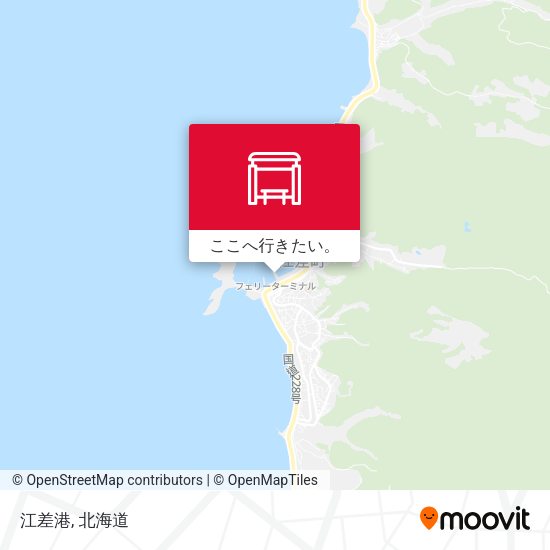 江差港地図