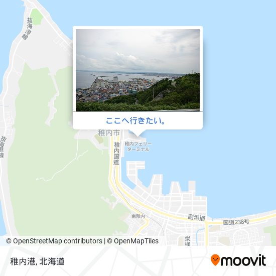 稚内港地図