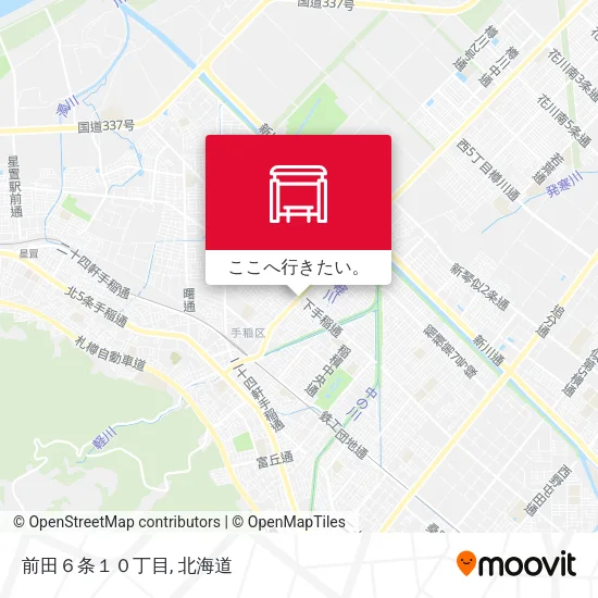 前田６条１０丁目地図