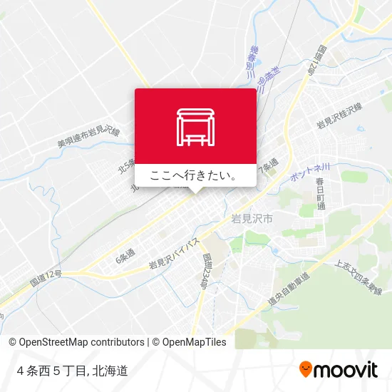 ４条西５丁目地図