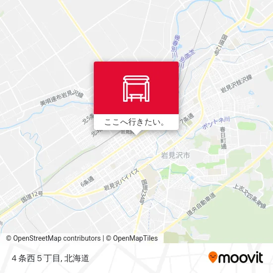 ４条西５丁目地図