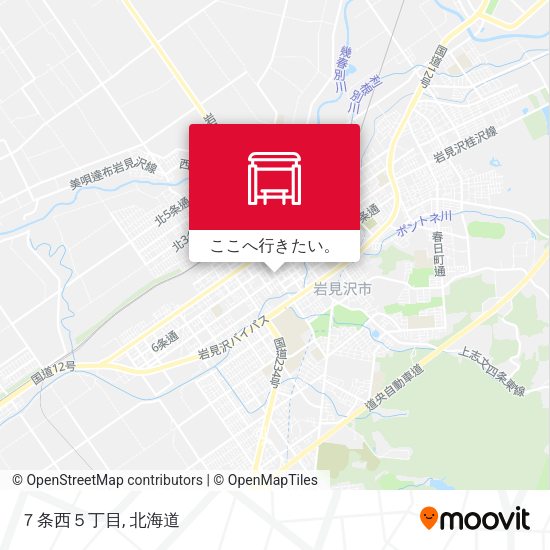 ７条西５丁目地図