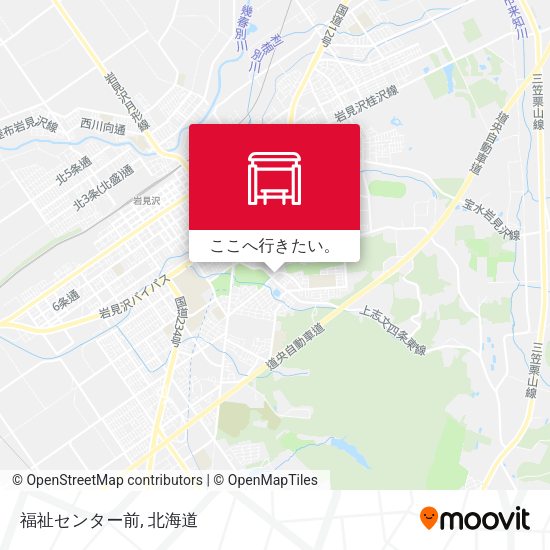 福祉センター前地図