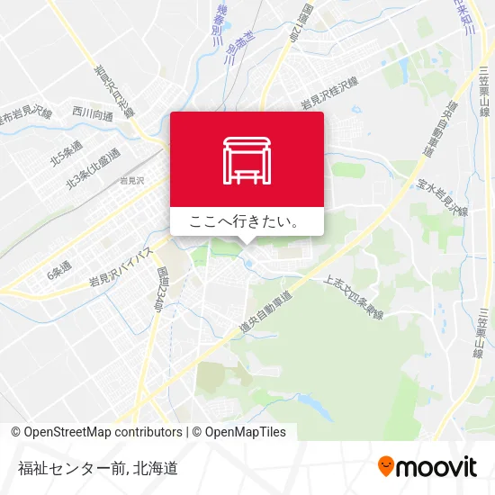 福祉センター前地図