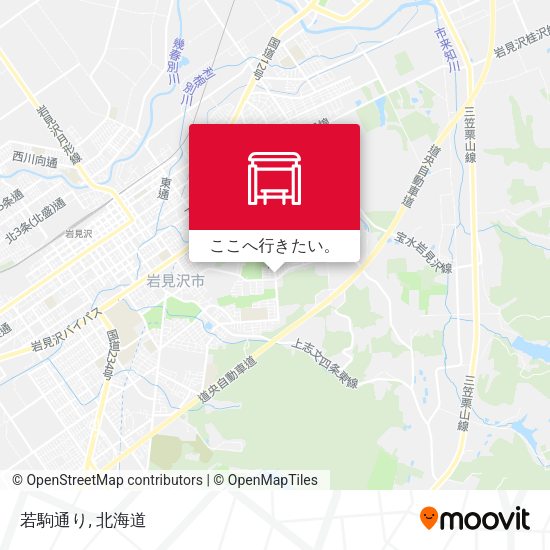 若駒通り地図