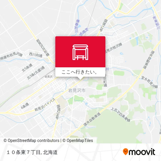 １０条東７丁目地図