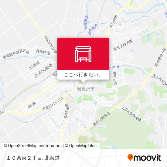 １０条東２丁目地図