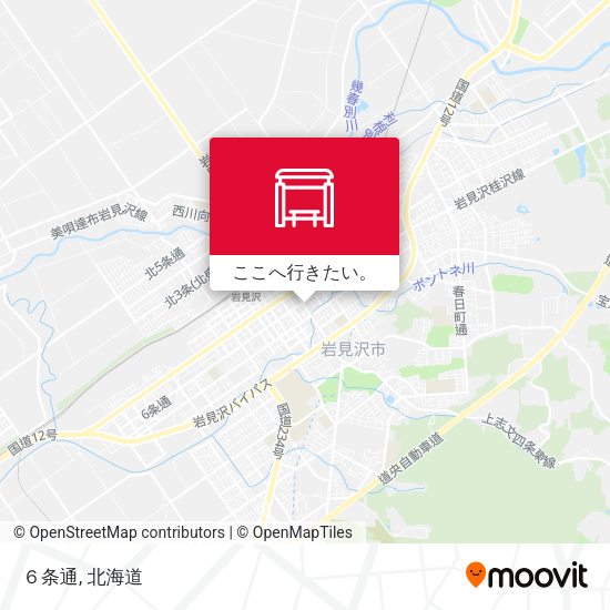 ６条通地図