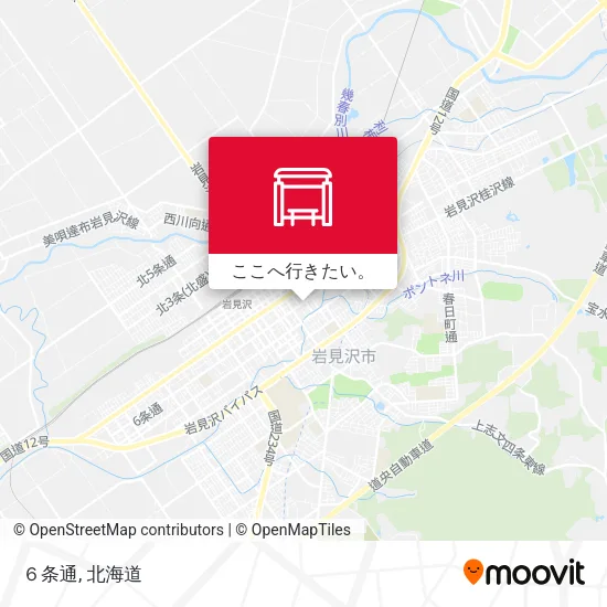 ６条通地図
