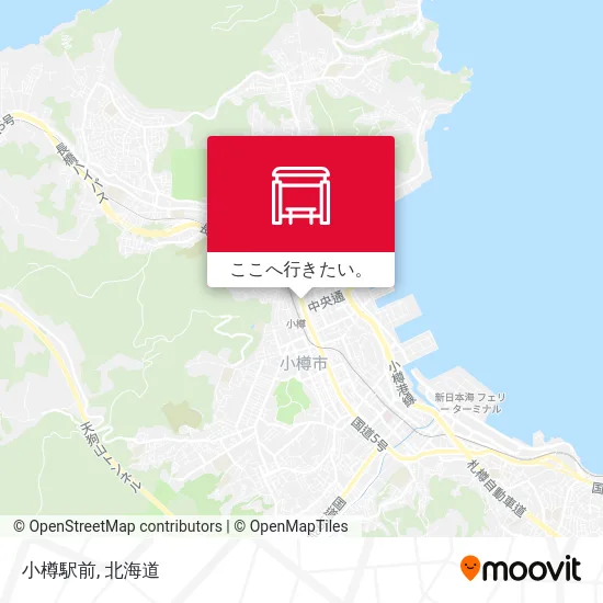 小樽駅前地図