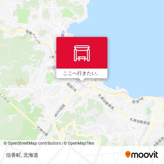 信香町地図