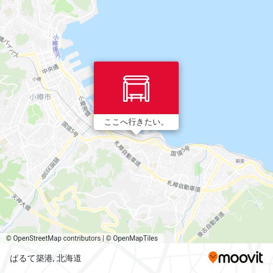 ぱるて築港地図