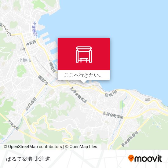 ぱるて築港地図