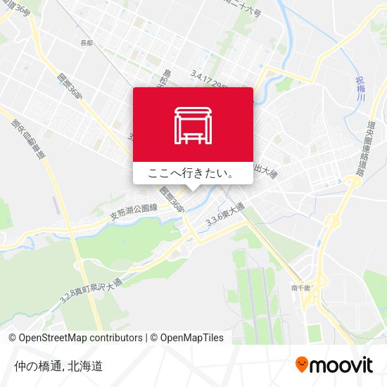 仲の橋通地図
