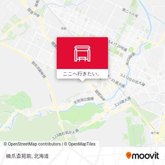 橋爪斎苑前地図
