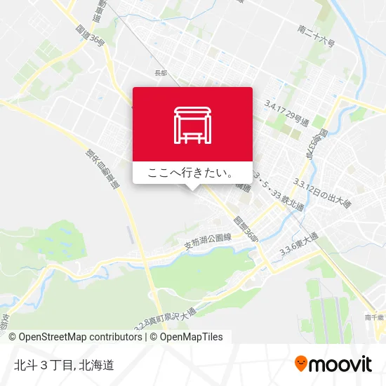 北斗３丁目地図