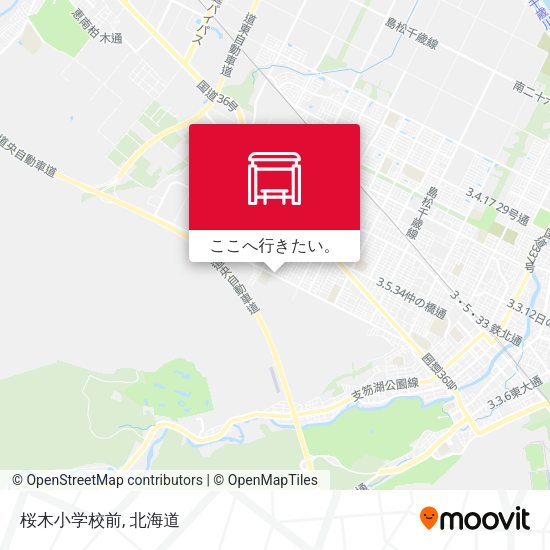 桜木小学校前地図