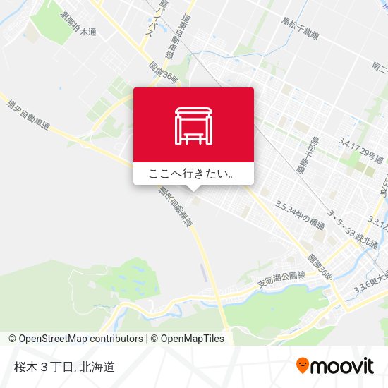 桜木３丁目地図