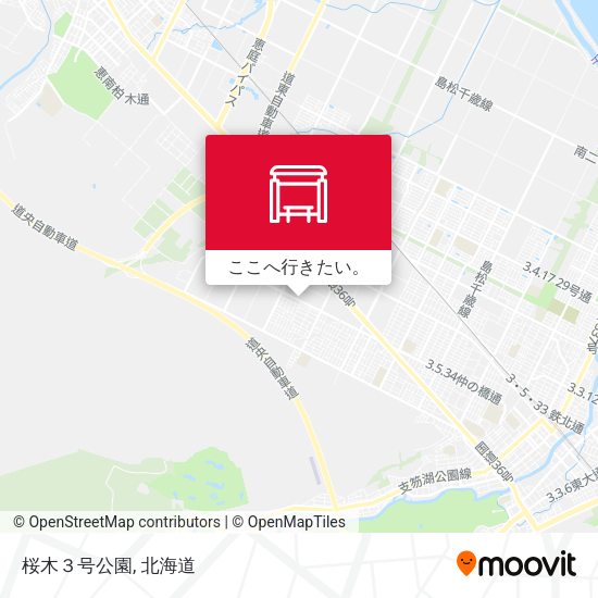 桜木３号公園地図