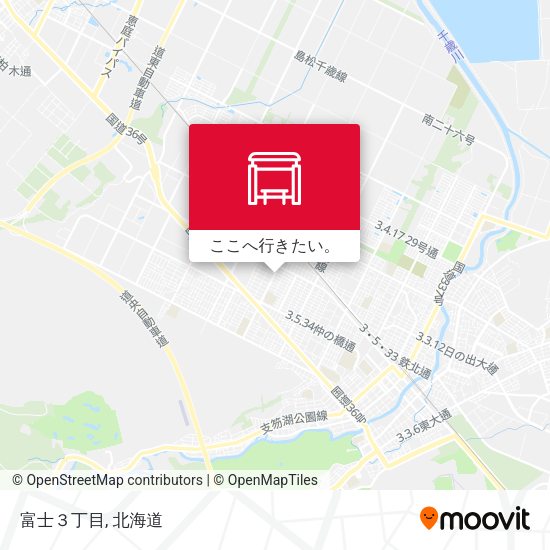 富士３丁目地図