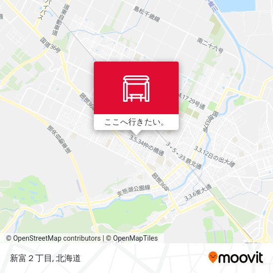 新富２丁目地図