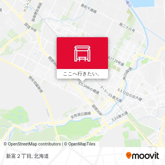 新富２丁目地図